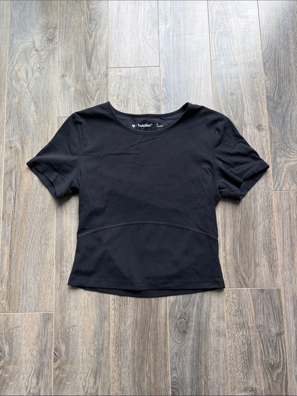 TNA Action Black Short Sleeve Active Top